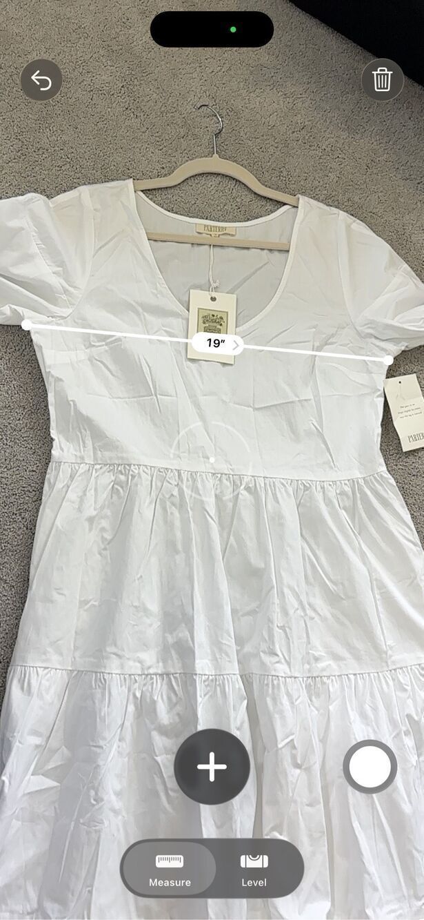 NWT Parterre x Julia Berolzheimer Avery White Tiered Cotton Midi Dress Cottageco - Picture 9 of 10